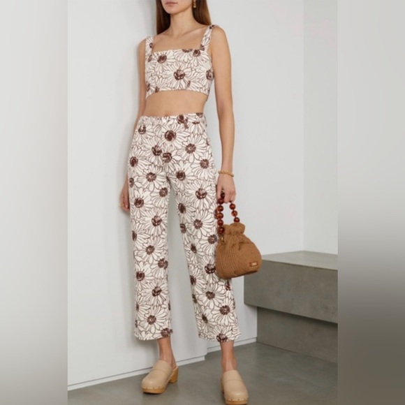 Reformation Sunny floral-print jeans , sz : 4 - Picture 2 of 13